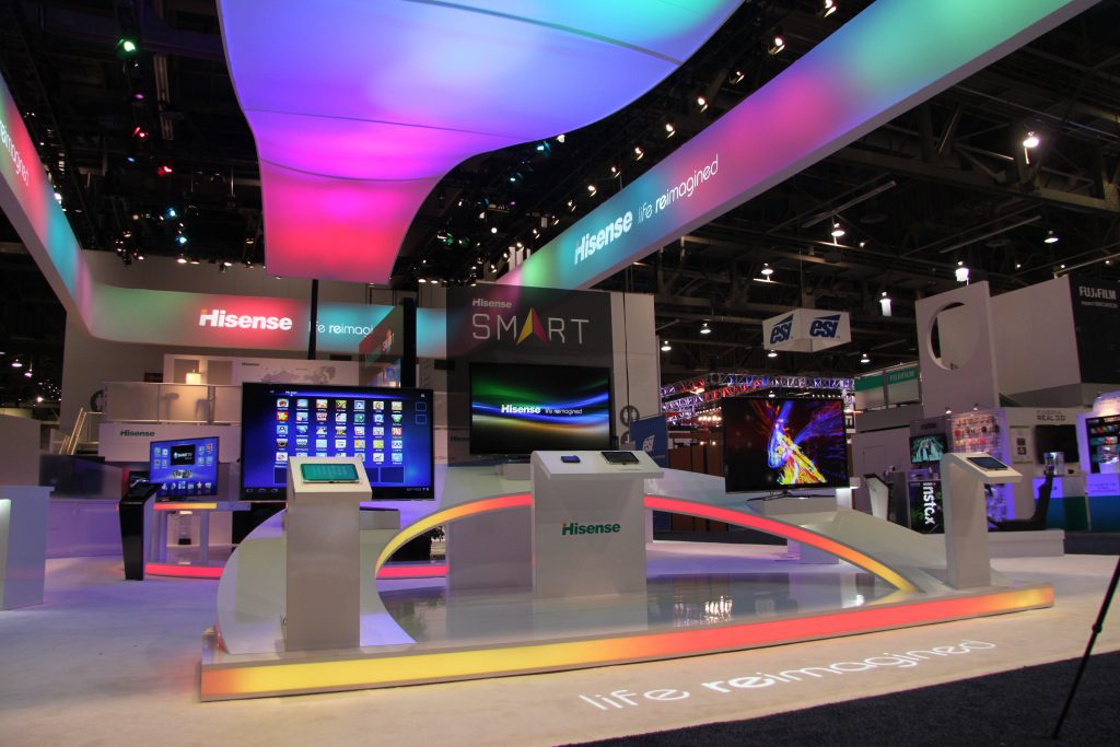 Hisense Booth at CES 2012